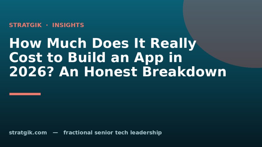 How Much Does It Really Cost to Build an App in 2026? An Honest Breakdown